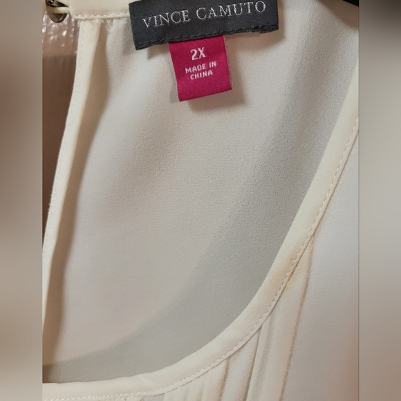 VINCE CAMUTO SLEEVELESS BLOUSE SIZE 2X - Picture 3 of 4